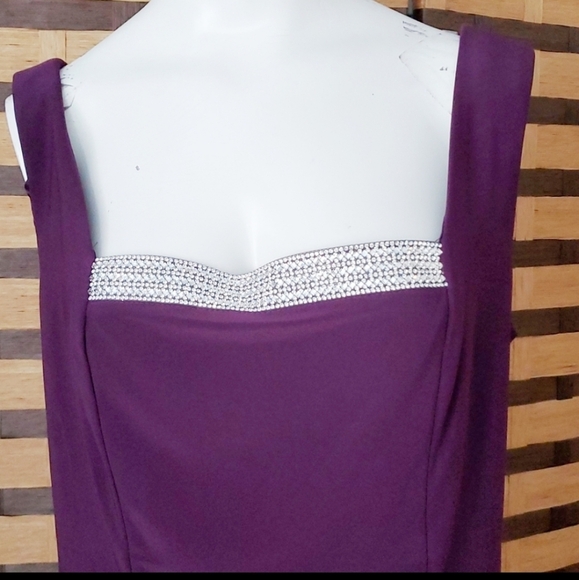 R&M Richards Tops - R&M RIchard purple diamond detail tank